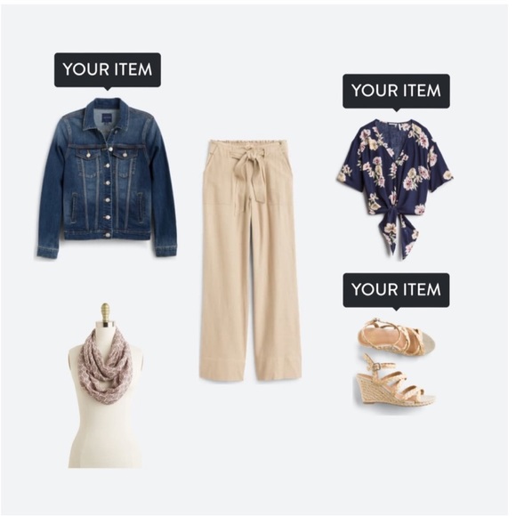 LUQ Rhee tie front navy floral print top small - Picture 3 of 8